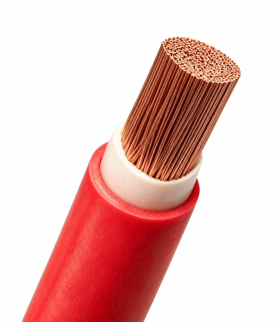 Silicone rubber cable